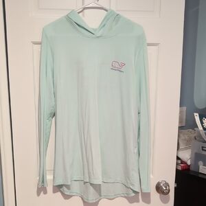 Vineyard Vines Mint Green Long Sleeve With Hoodie